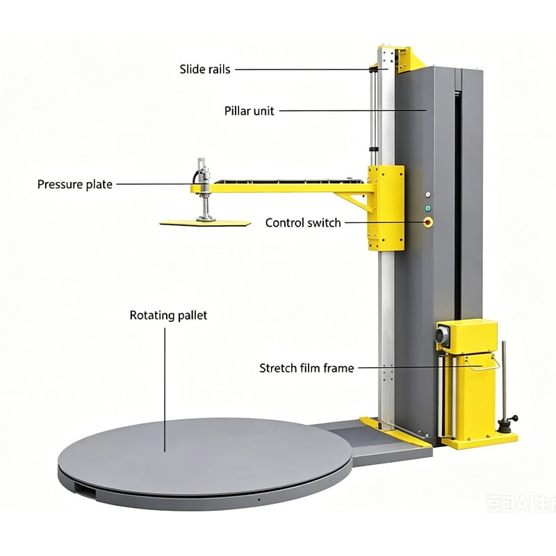 Top-Press Pallet Wrapping Machine - Image 7
